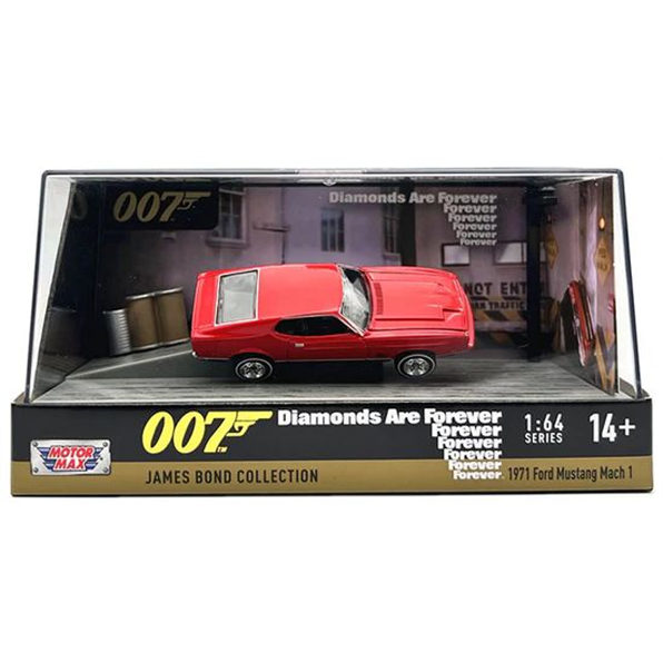 Ford Mustang Mach I -1971 - James Bond 3" Diorama Diamonds Are Forever