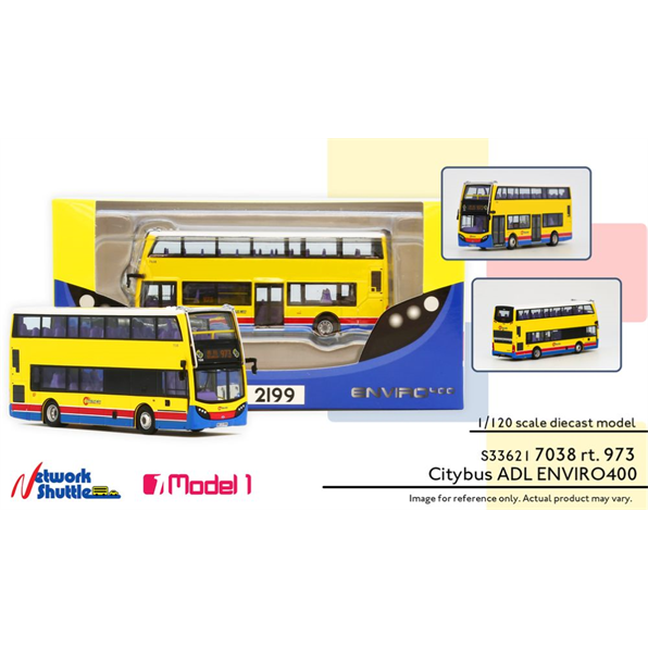 Citybus ADL Enviro400 10.5m 7038 rt. 973 Stanley