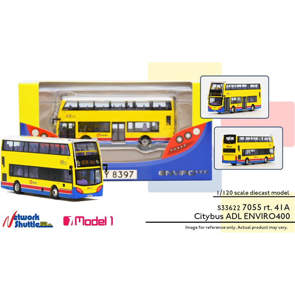 Citybus ADL Enviro400 10.5m (w/Citybus 40th Anniversary Logo) 7055 rt. 41A Wah Fu