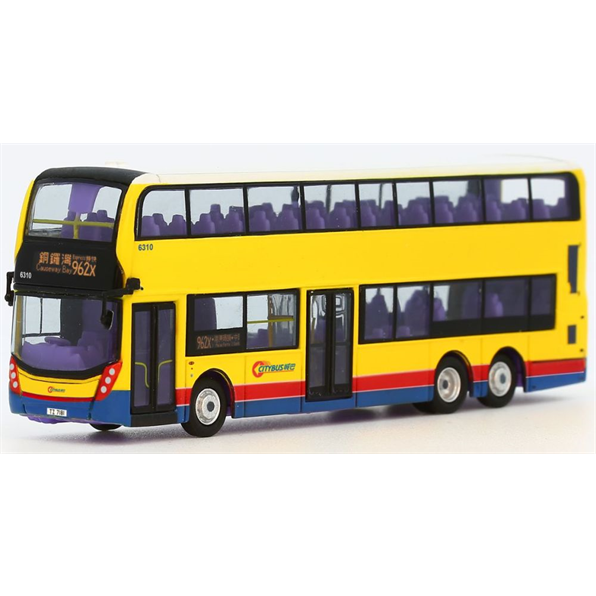 Citybus ADL Enviro500MMC Facelift 12.8m 6310 rt. 962X Causeway Bay