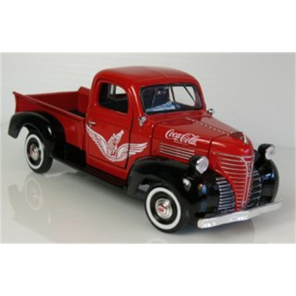 Plymouth PickUp 1941 red Coca Cola