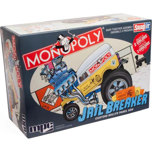 Monopoly Jail Breaker Custom Willys Panel SNAP KIT