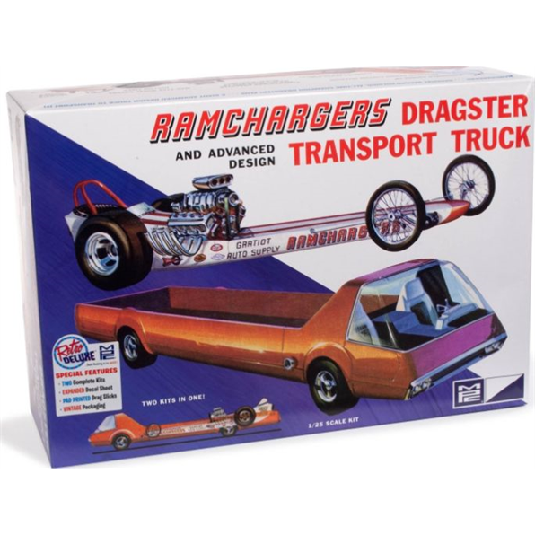 Ramchargers Dragster and Transporter Truck