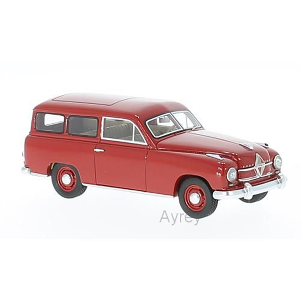 Borgward Hansa 1500 station wagon red 1951