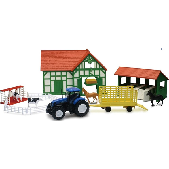 New Holland Playset w/Farm House and Stable