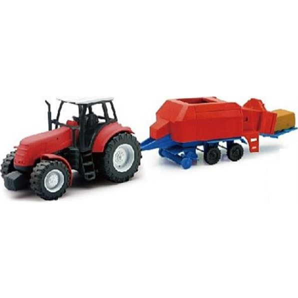 Tractor Red + Square Baler Red