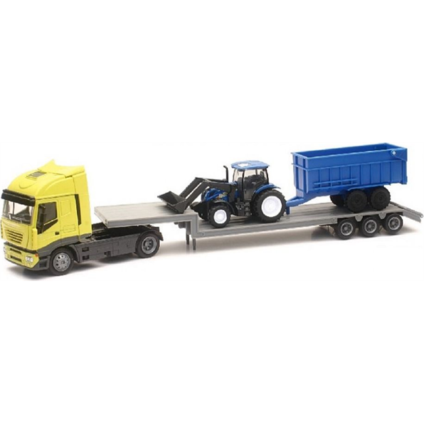 Iveco Cab and Trailer with New Holland T6