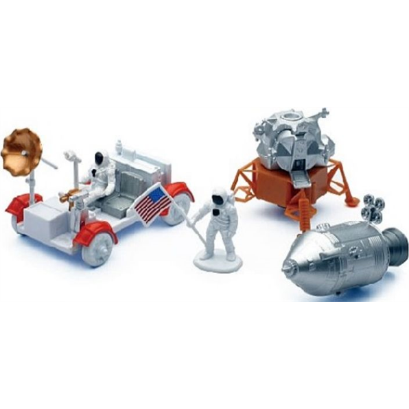 Lunar Rover w/Astronaut + Lander (Asst #20407)