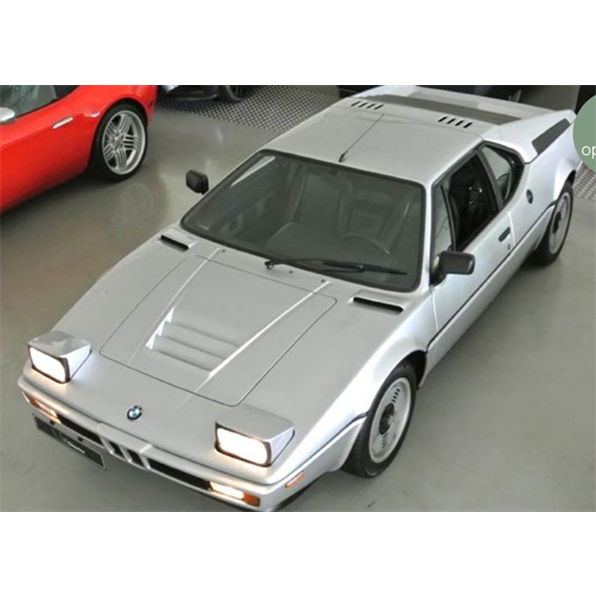 BMW M1 Silver Metallic 1980