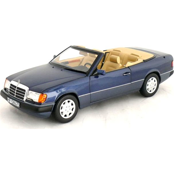 Mercedes 300 CE-24 Cabriolet 1990 Nautical Blue - Limited edition 1000pcs worldwide