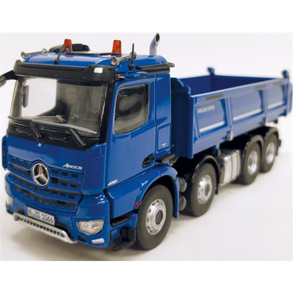 Mercedes Benz Arocs 8x4 Meiller Dump Body Truck Blue