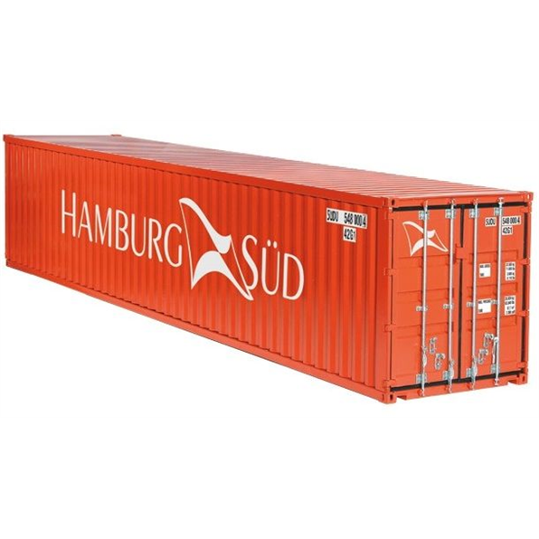 Semitrailer EU + 40 ft Sea Container Hamburg Sud