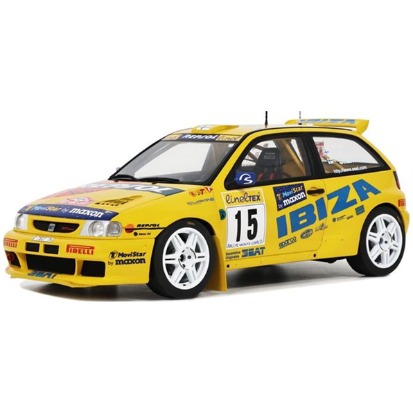 Seat Ibiza Kit Car Yellow H.Rovanpera Rallye Monte Carlo 1998