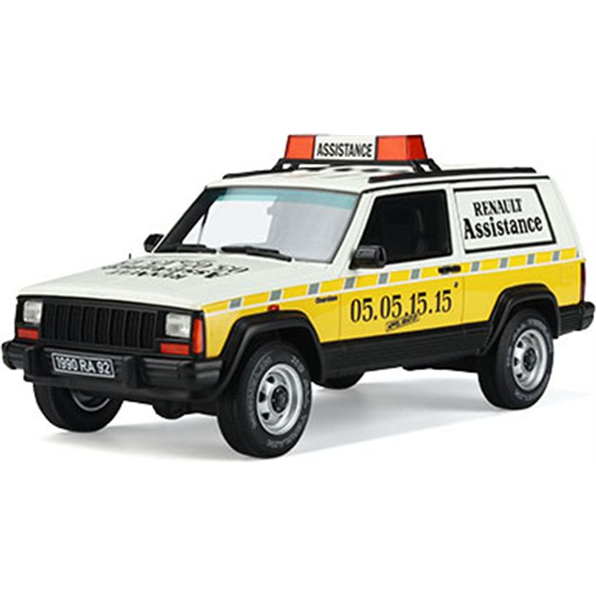 Jeep Cherokee Renault Assistance Yellow White