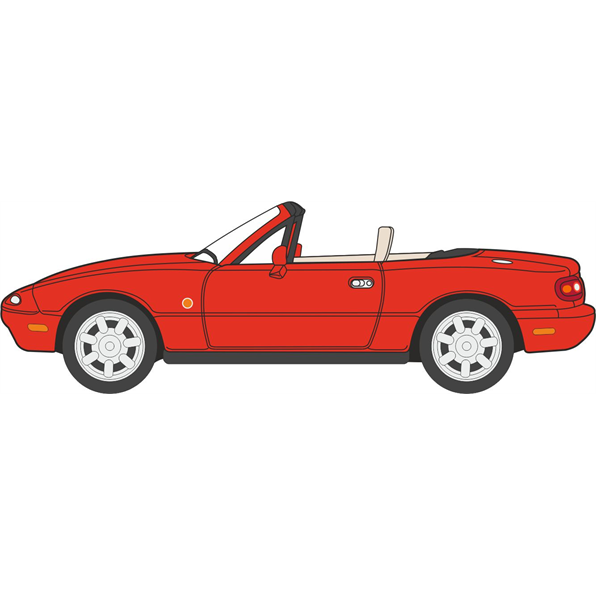 Mazda MX5 Mk1 (Open) Classic Red