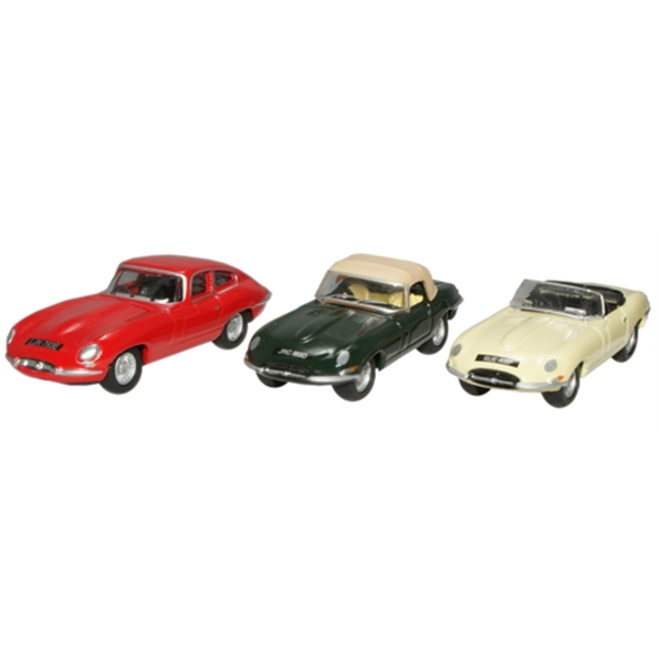 Jaguar E Type Triple Set