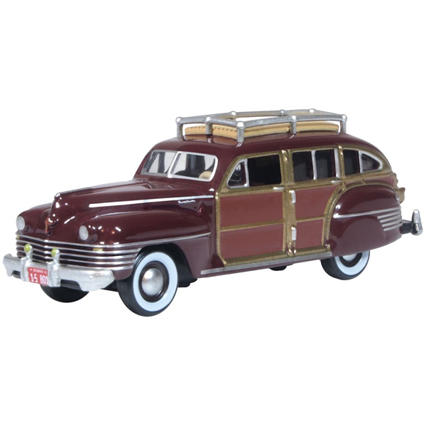 Chrysler T + C Woody Wagon 1942 Regal Maroon