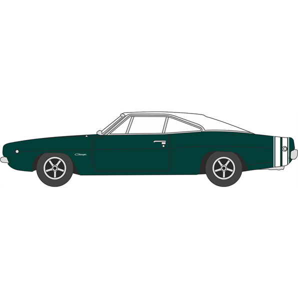 Dodge Charger Racing Green/White 1968