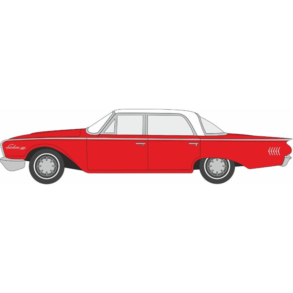 Ford Fairlane Sedan 500 Town 1960 Monte Carlo Red/Corinthian White