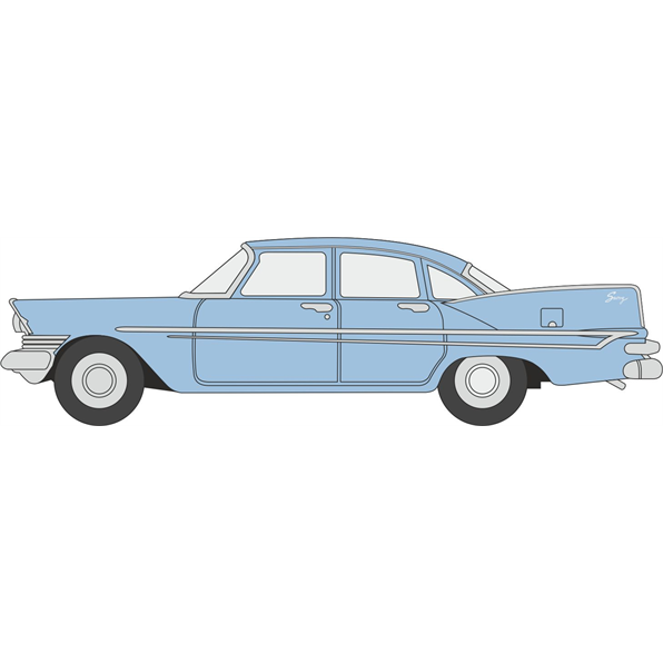 Plymouth Savoy Sedan Powder Blue 1959