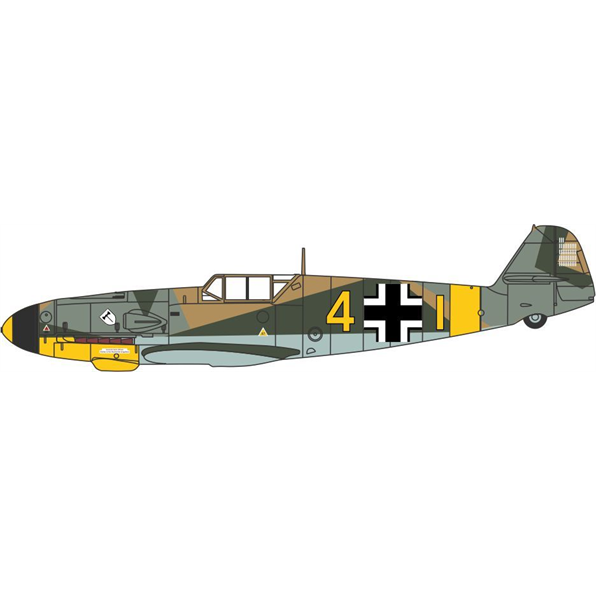 Messerschmitt Bf 109F-4/Trop104-Eberhard Von Boremski 'No Swastika'
