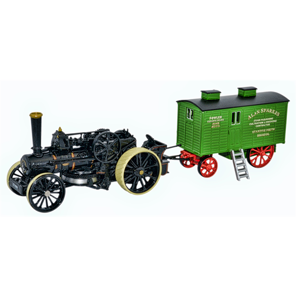 Fowler BB1 Ploughing Engine and Living  Wagon