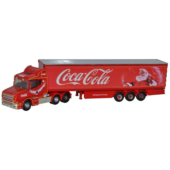 Scania T Cab Box Trailer Coca Cola Xmas