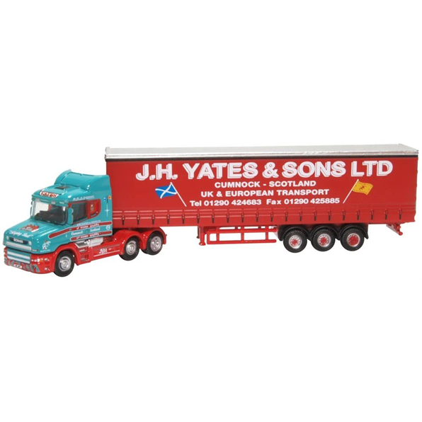 Scania T Cab Curtainside J H Yates and Sons