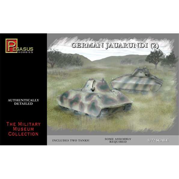 Jaguarundi WWII Experimental Tanks (2 per box)