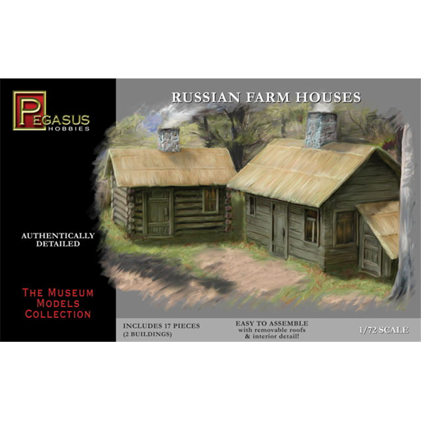Russian Farm Houses (1 Big 1 Small)