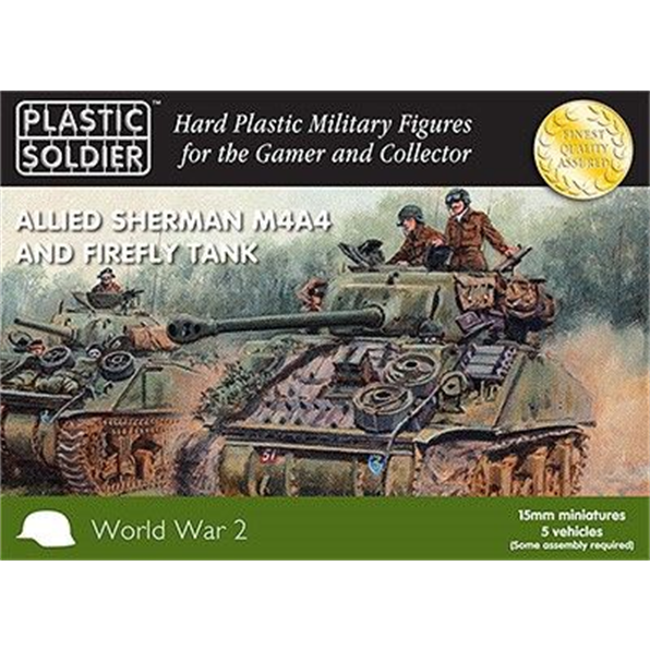 Sherman M4A4 and Firefly Tank (Easy Assembly)