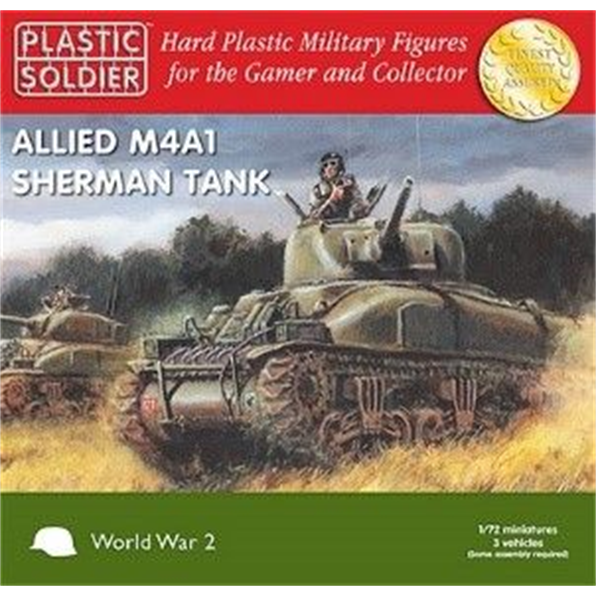 Sherman M4A1 75mm Tank (Easy Assembly)
