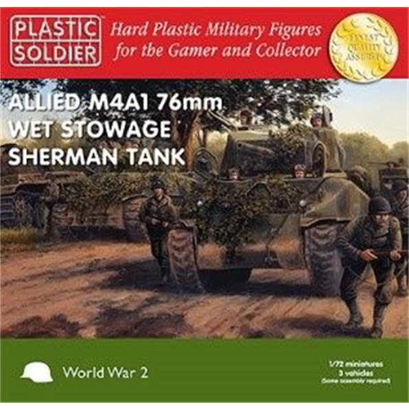 Sherman M4A1 76mm Wet Tank (Easy Assembly)