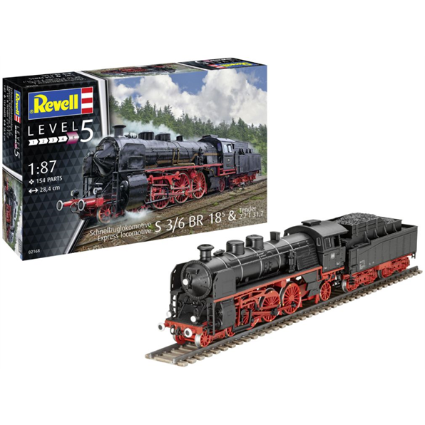 Express Locomotive S3-6 BR18(5) w/Tender 2'2'T 31.7