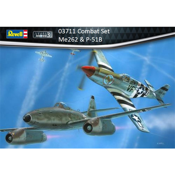 Combat Set Messerschmitt Me262 + P-51B Mustang
