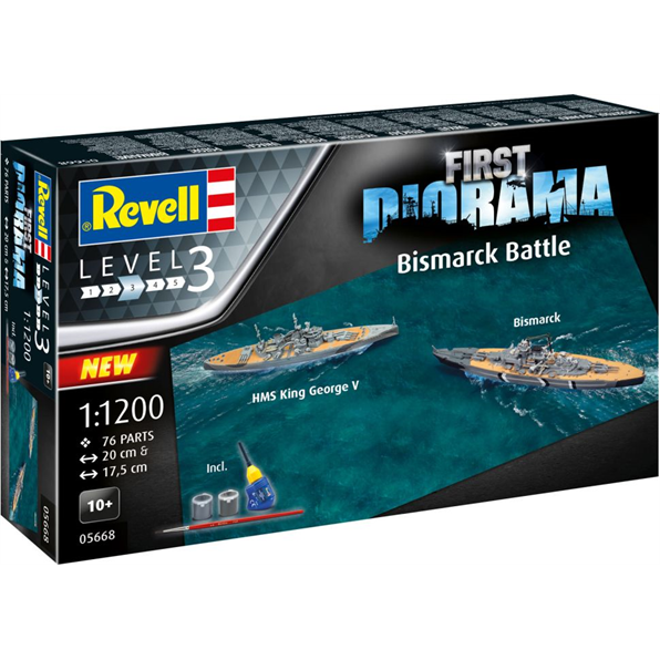 First Diorama Set Bismarck Battle