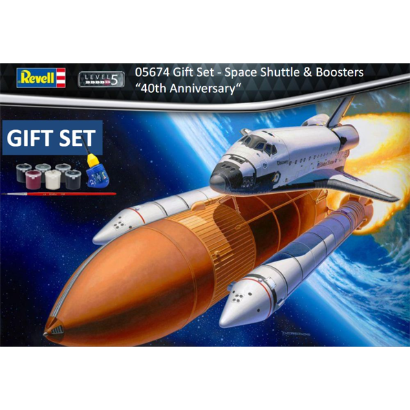 Gift Set Space Shuttle + Boosters 40th Anniversary