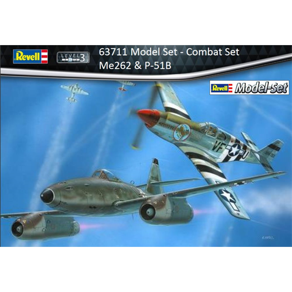 Combat Set Me262 + P-51B Mustang 'Model Set'