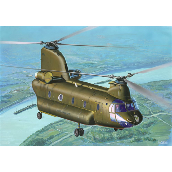 CH-47D Chinook Model Set