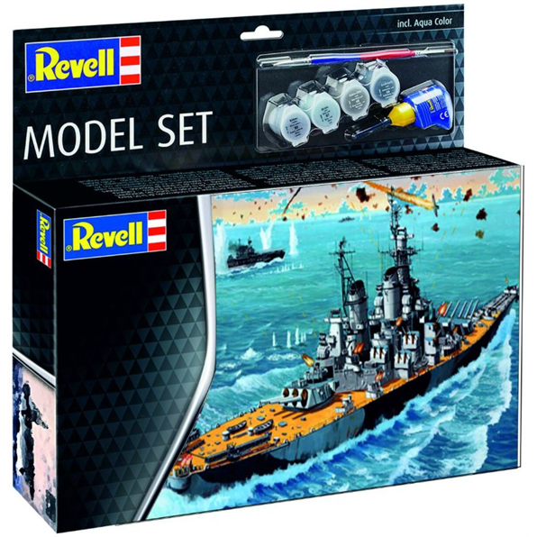 Battleship USS New Jersey Model Set