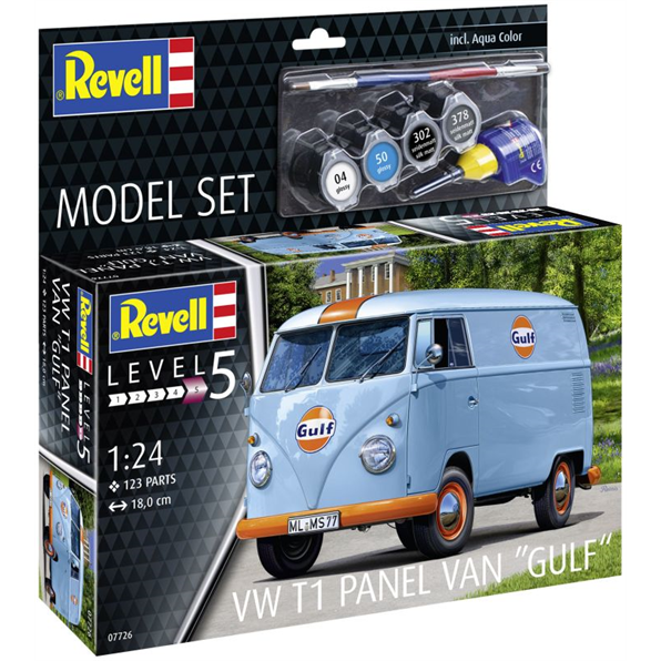 Model Set VW T1 Panel Van Gulf Decoration