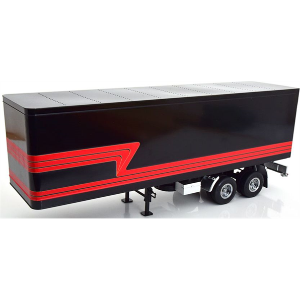 Truck Trailer Black/Red