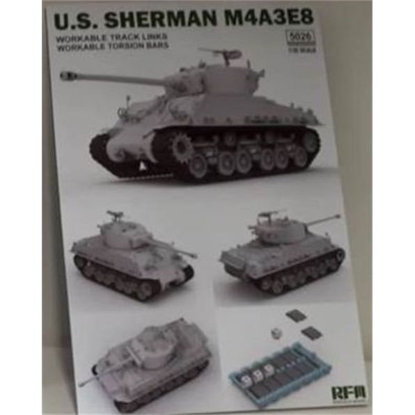 Sherman M4A3E8 with Workable Track Links