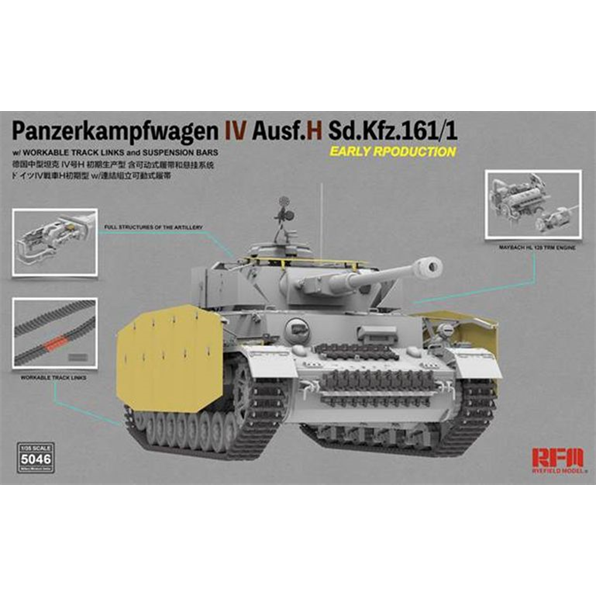 Pz.kpfw.IV Ausf.H Early Production w/Workable Track Links