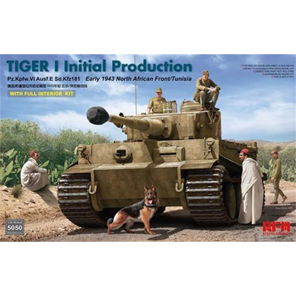 Tiger I Initial Production-Early 1943 North African Front/Tunisia