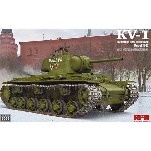 KV-1 Reinforced Cast Turret w/Workable Tracks 1942