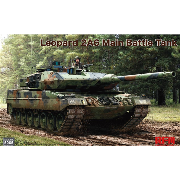 Leopard 2A6 Main Battle Tank w/Workable Track Links