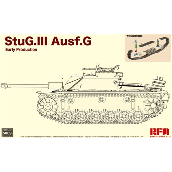 StuG. III Ausf. G Early Production w/Workable Track Links