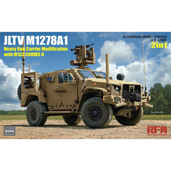 JLTV M1278A1 Heavy Gun Carrier Mod (HGC) w/M153 Crows II (2 in 1)