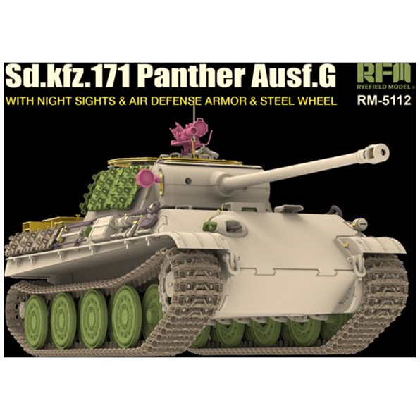 Panther AUSF.G w/Night Sights + Air Defense Armor + Steel Wheel